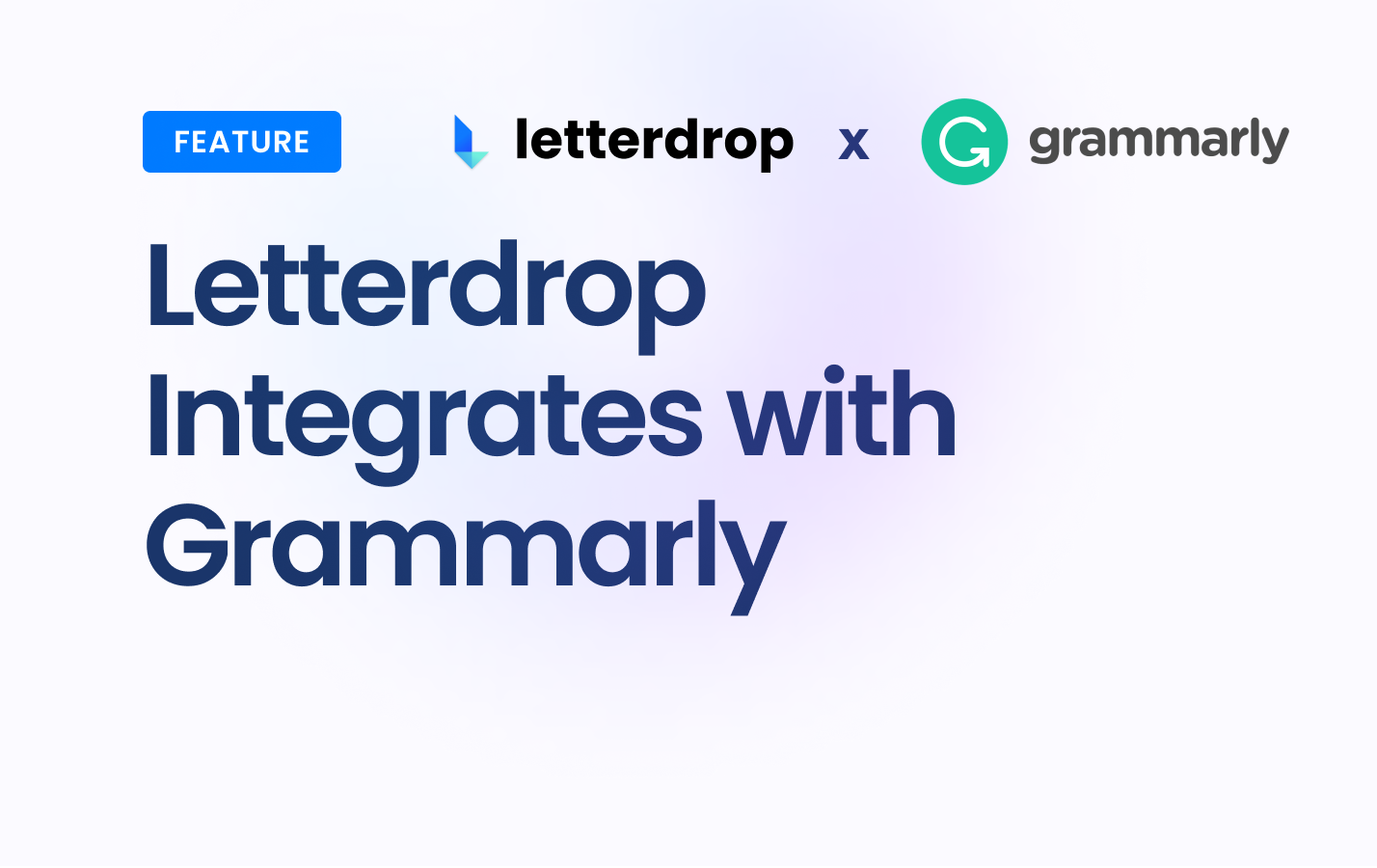 Letterdrop Integrates with Grammarly