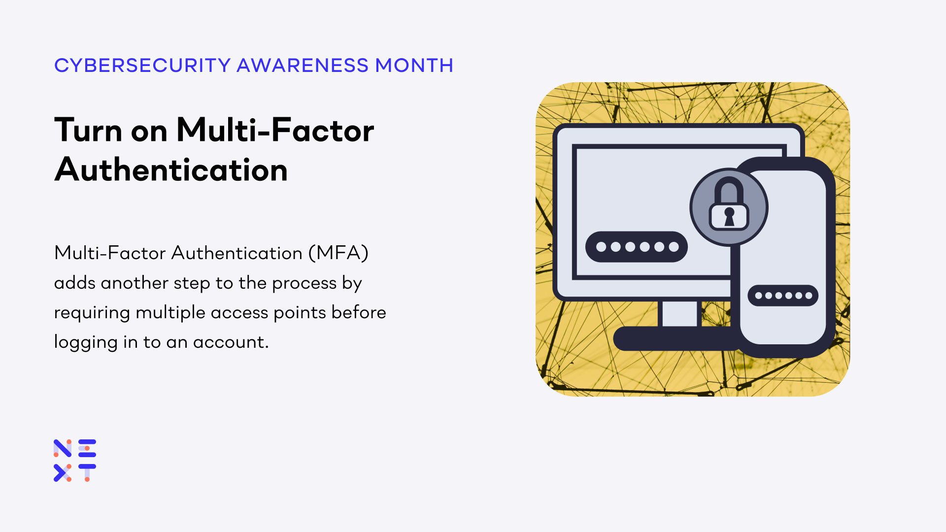 Multifactor Authentication - Cybersecurity Awareness Month