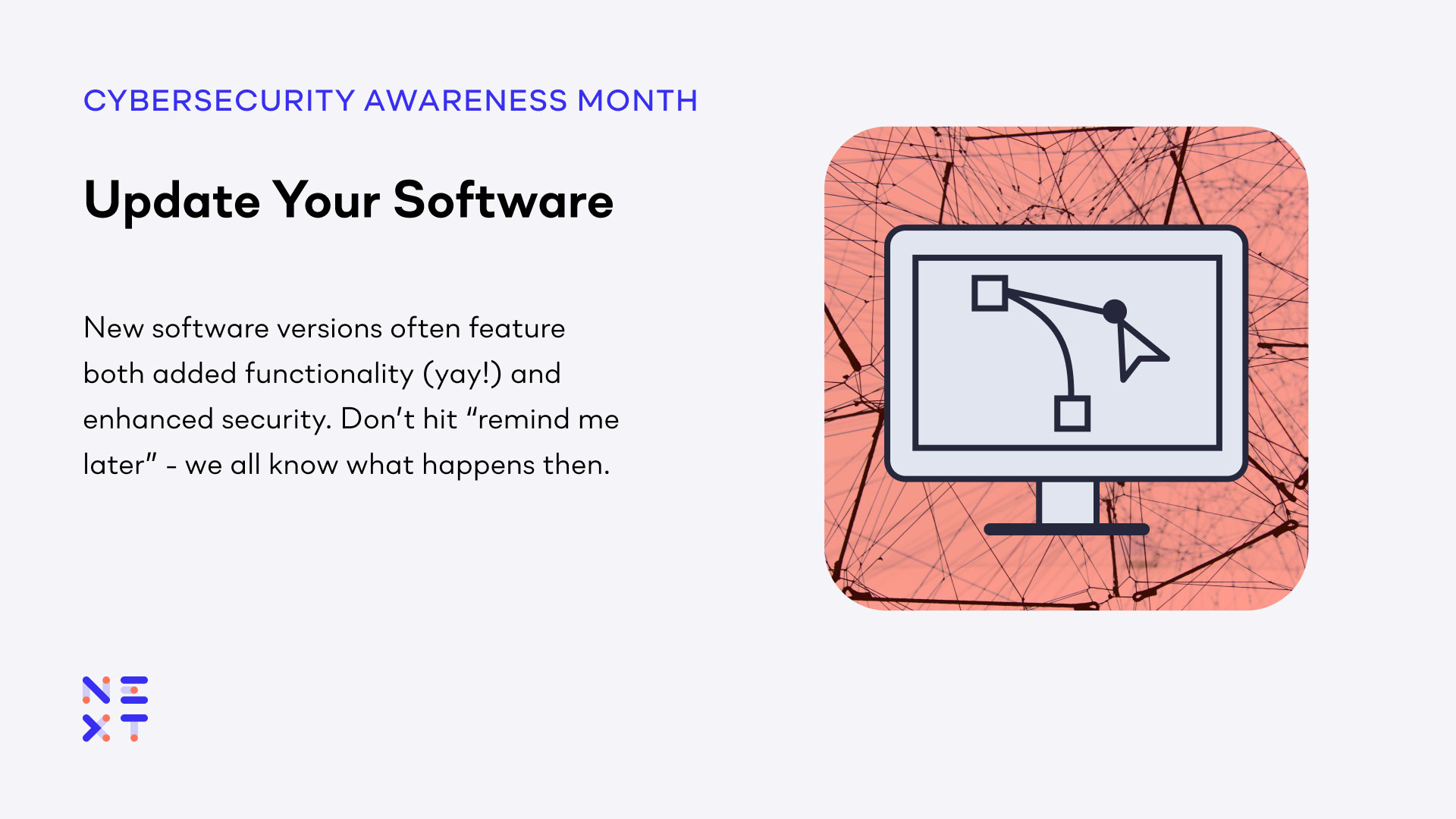 Update your software - Cybersecurity Awareness Month