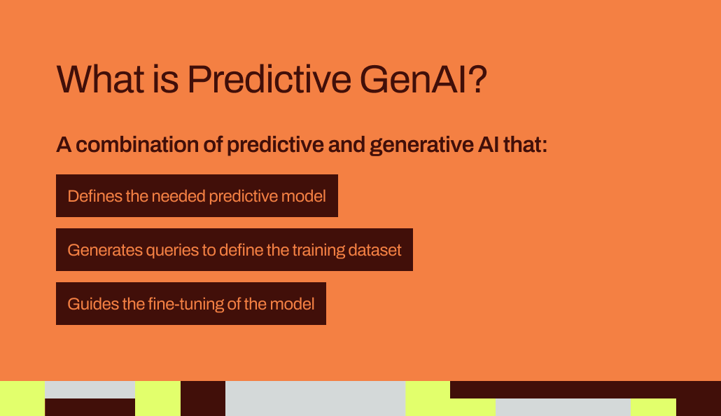 definition of predictive genai as in the article  