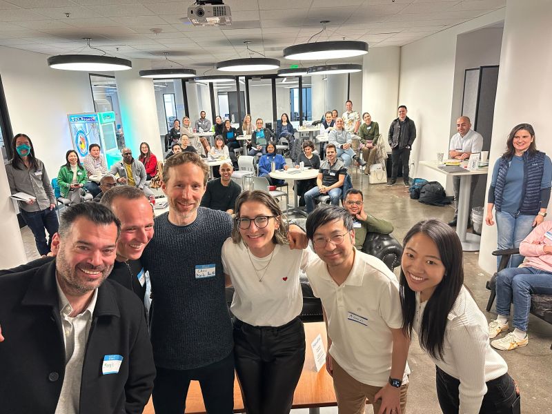 YY with SignalFire's healthtech portfolio founders at one of our healthtech community events 
