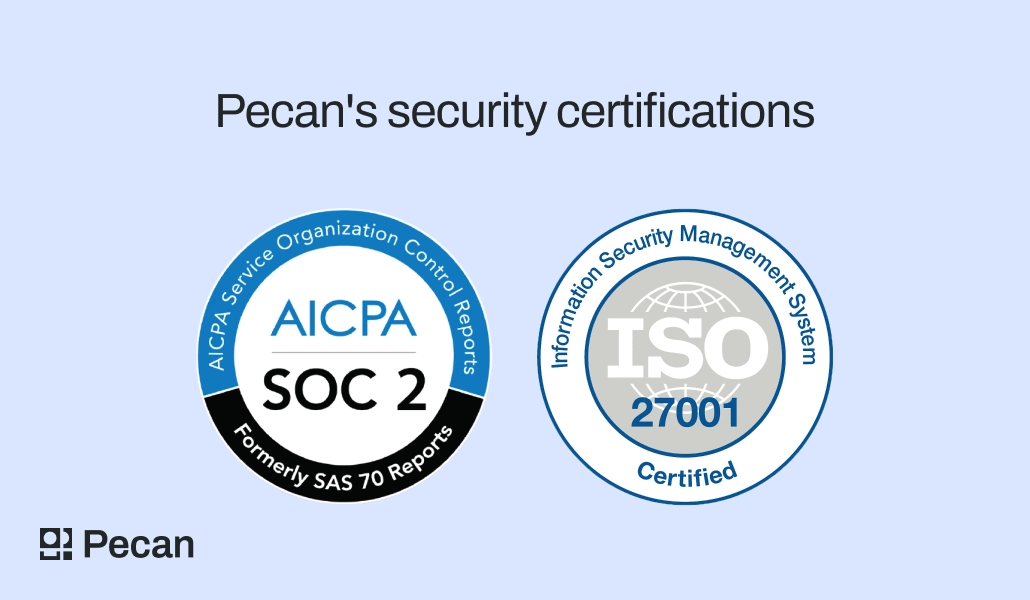 pecan's security certifications 