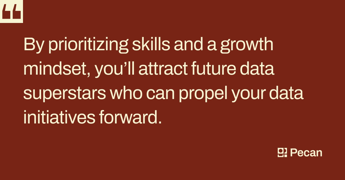 providing skills helps retain data talent 