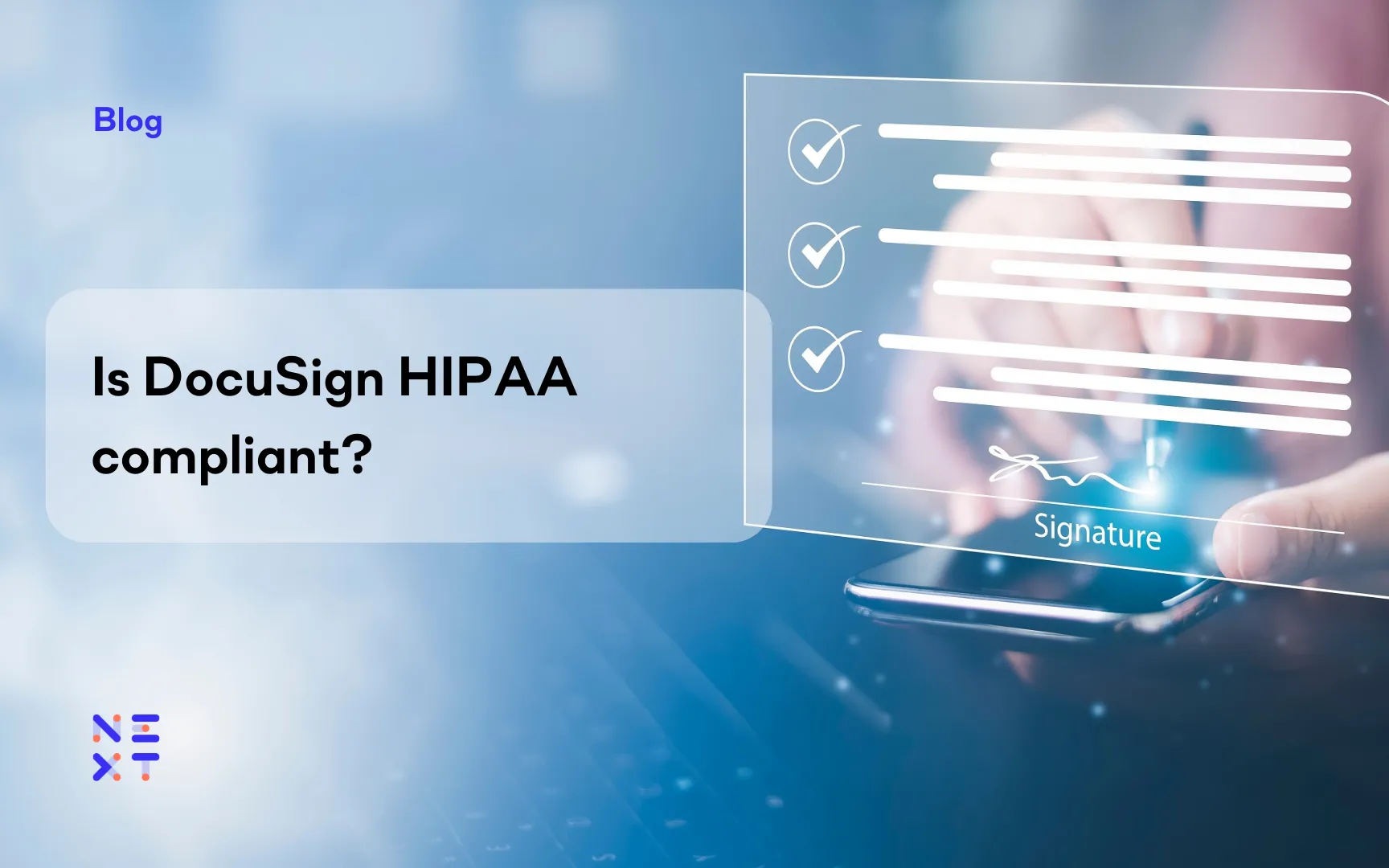 Is DocuSign HIPAA compliant?