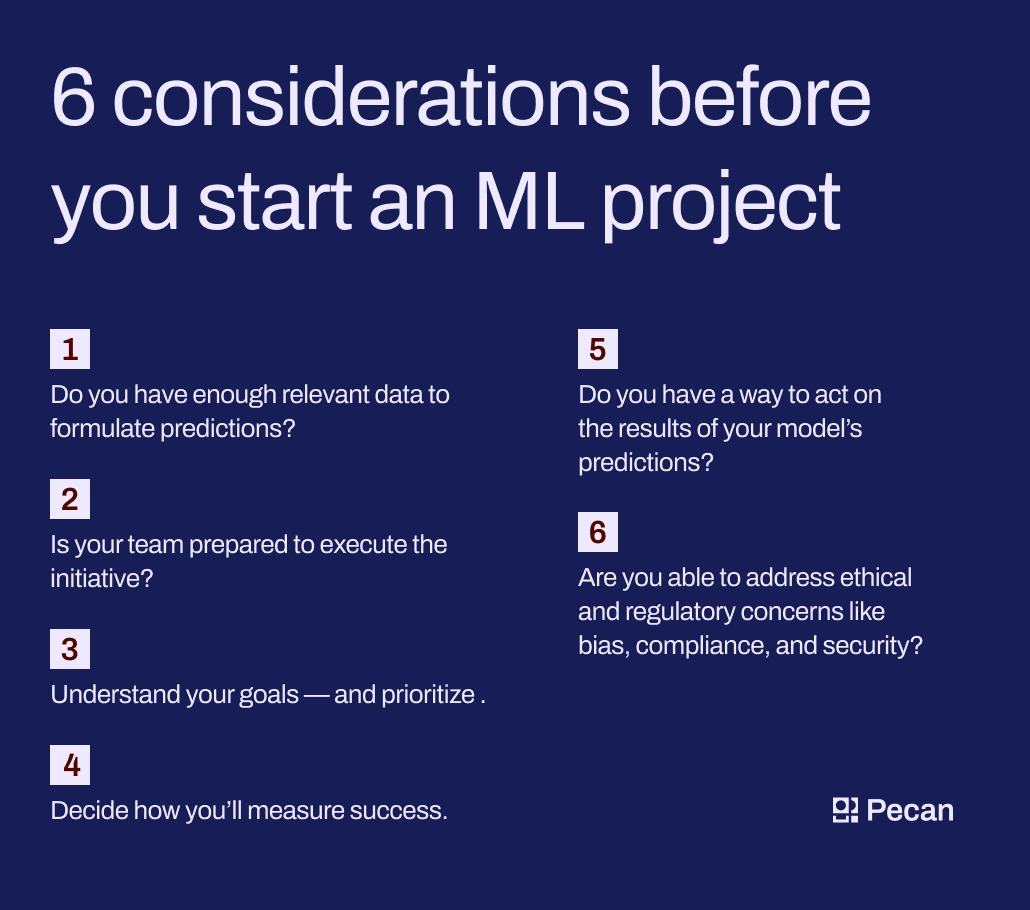 steps to evaluate an ML use case   