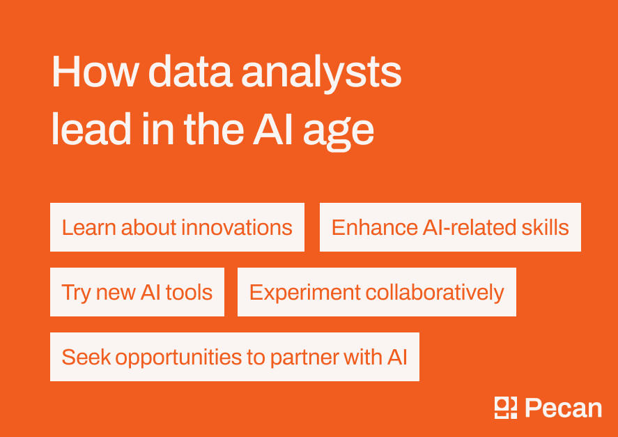 ways analysts can be leaders with AI  